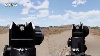 Arma 3 - M16A4 - CUP VS RHS MODS