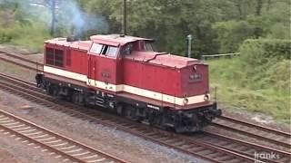 BR 110 101 rangiert in Nossen 2017