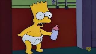 Barts First word - The Simpsons