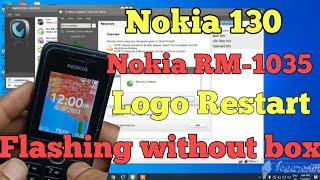 Noki 130 RM-1035 Restart Logo & Nokia 1035 Contact Service Done without box Solve 