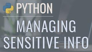 Python Tutorial Securely Manage Passwords and API Keys with DotEnv