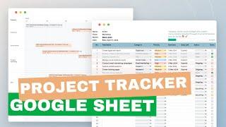 Cara Membuat To-Do List dan Timeline Gantt Chart di Google Sheets - Template Project Tracker