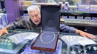 HUGE $5.5M GIA CERTIFIED PLATINUM DIAMOND TENNIS NECKLACE HUGE PEICES AND MORE RODEO DRIVE