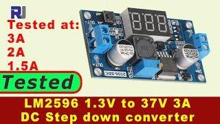 LM2596 DC to DC 3A Buck Step up Converter Converter with LED display tested