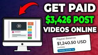 Get Paid $3426 to Post 1 Video Online *NEW METHOD*  How to Make Money Online in 2024