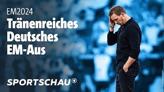 Nagelsmann kämpft nach EM-Aus mit den Tränen  Sportschau