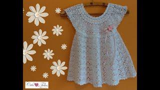 Vestido em Crochê Sarah   #todosvideosãopelomeuamadinhovitor @cristelesartesanatos #crochê #crochet