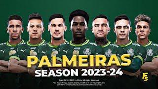 Palmeiras Facepack Season 202324 - Sider and Cpk - Football Life 2024 and PES 2021