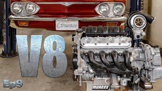 V8 into Corvair ep9