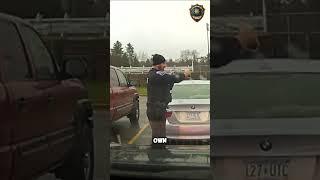 When Police Officer Helps Speeding Student Tie His Tie #shorts