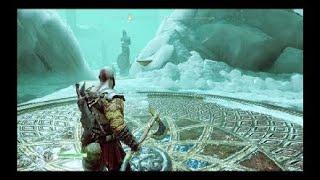 Кратос берет клинки Афины God of War 4