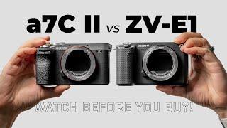 Sony a7C II vs ZV-E1  Which one should you buy?