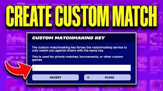 How to Create Custom Match in Fortnite 2024 - How to Join Private Match in Fortnite
