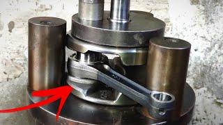 Connecting rod and bearings Replacement in crankshaft. Easy way