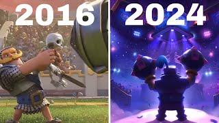 All Clash Royale Animations 2016-2024