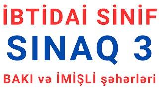 CANLI SINAQ - İBTİDAİ SİNİF - SERTİFİKASİYA - Nail Sadigov