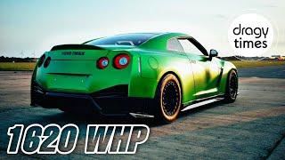 1620 WHP Nissan GT-R R35 Alpha X  Acceleration from 100-200 Kmh