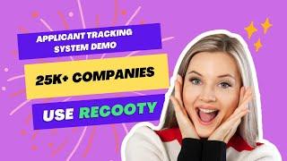 Recooty Applicant Tracking System ATS Full Demo