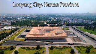 Aerial China：Luoyang City Henan Province河南省洛陽市