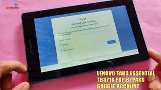 Lenovo Tab 3 Essential TB3710 FRP Bypass Google Account 2019