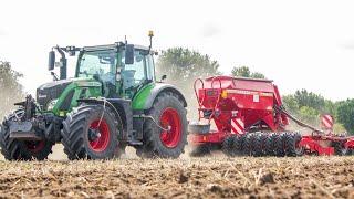 nach der Ernte ist vor der Ernte  Zwichenfrucht drillen mit Fendt 724 Vario und Horsch Pronto 6DC