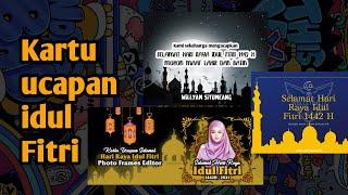 Tutorial Membuat Kartu Ucapan Lebaran Idul Fitri