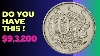 ULTRA RARE 1993 AUSTRALIA 10 CENTS WORTH THOUSAND OF DOLLARS