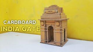 How to make India Gate with Cardbard  Cardboard se india gate kaise banaye  cardboard craft