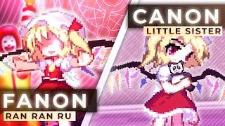 Flandre Fanon vs. Canon -  Touhou Sprite Animation 