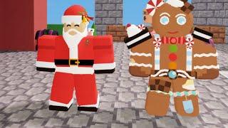 Roblox bedwars- but it’s only Christmas kits