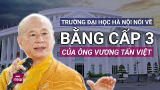 Bằng tốt nghiệp cấp ba của ông Vương Tấn Việt Thượng tọa Thích Chân Quang đang được cất ở đâu?