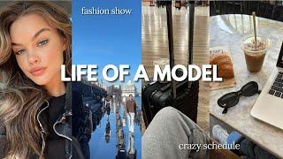 life of a model ️ flying out for a fashion show busy schedule & behind the scenes