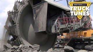 Bucket Wheel Excavator for Children  Truck Tunes for Kids  Twenty Trucks Channel