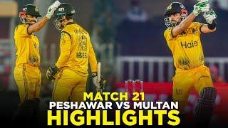 PSL 9  Full Highlights  Peshawar Zalmi vs Multan Sultans  Match 21  M2A1A