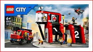 LEGO City 60414 Fire Station with Fire Truck Speed Build