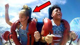 Girls Passing Out #5  Funny Slingshot Ride Compilation