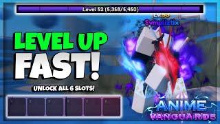 Fastest Way To Level Up In Anime Vanguards Update 0.5