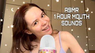 ASMR ONE HOUR OF MOUTH SOUNDS  1 hour-long mouth sounds of all kind 