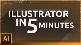 Learn Illustrator in 5 MINUTES Beginner Tutorial