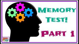 Fun Memory Test Part 1