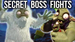 SECRET BOSS FIGHTS Discovered in Plants vs Zombies Garden Warfare 1