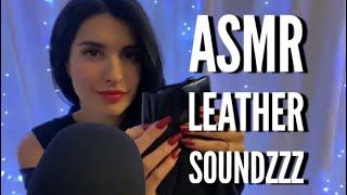 ASMR Leather and Vinyl Sounds Binaural No Talking Vegan Leather Pants  