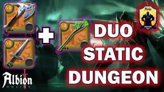 DUO STATIC DUNGEON  ALBION PVE  INTO THE FRAY