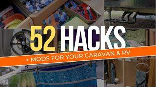 52 Caravan & RV Hacks Mods and Storage Ideas