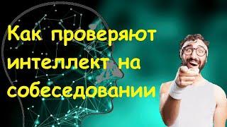 Как проверяют интеллект на собеседовании  Как пройти собеседование