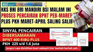 PENCAIRAN PKH TAHAP 2 DAN BPNT PEBRUARI MARET DIBERSAMAKAN MALAM INI DI KKS BRI BNI MANDIRI BSI?