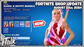 *NEW* KAROL G BUNDLE & *NEW* EMOTE Fortnite Item Shop August 22nd 2024 Fortnite Chapter 5