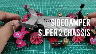 SIDE DAMPER  BMAX SUPER 2 CHASSIS - DUAL RIDGE JR #sidedamper #tamiya #mini4wd