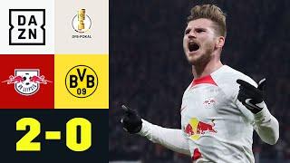 Leipzig wie entfesselt - BVB taumelt weiter RB Leipzig - Borussia Dortmund 20  DFB-Pokal  DAZN