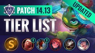 PATCH 14.13 TIER LIST Updates  League of Legends Season 14